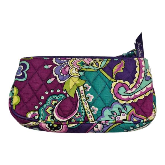 Vera Bradley Retired Heather Purple Pleated Large Tote with matching Wallet - Picture 9 of 13